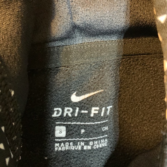 Nike Womens Dri-fit black & white hoodie size small - Picture 4 of 9